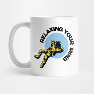 Relaxing Astronaut Design Mug